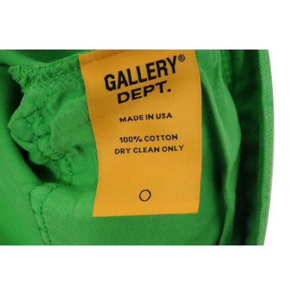 Gallery Dept Men Logan Wide Leg Jean 33x30 Green Boot Cut High Waist Flare Denim - Picture 9 of 11
